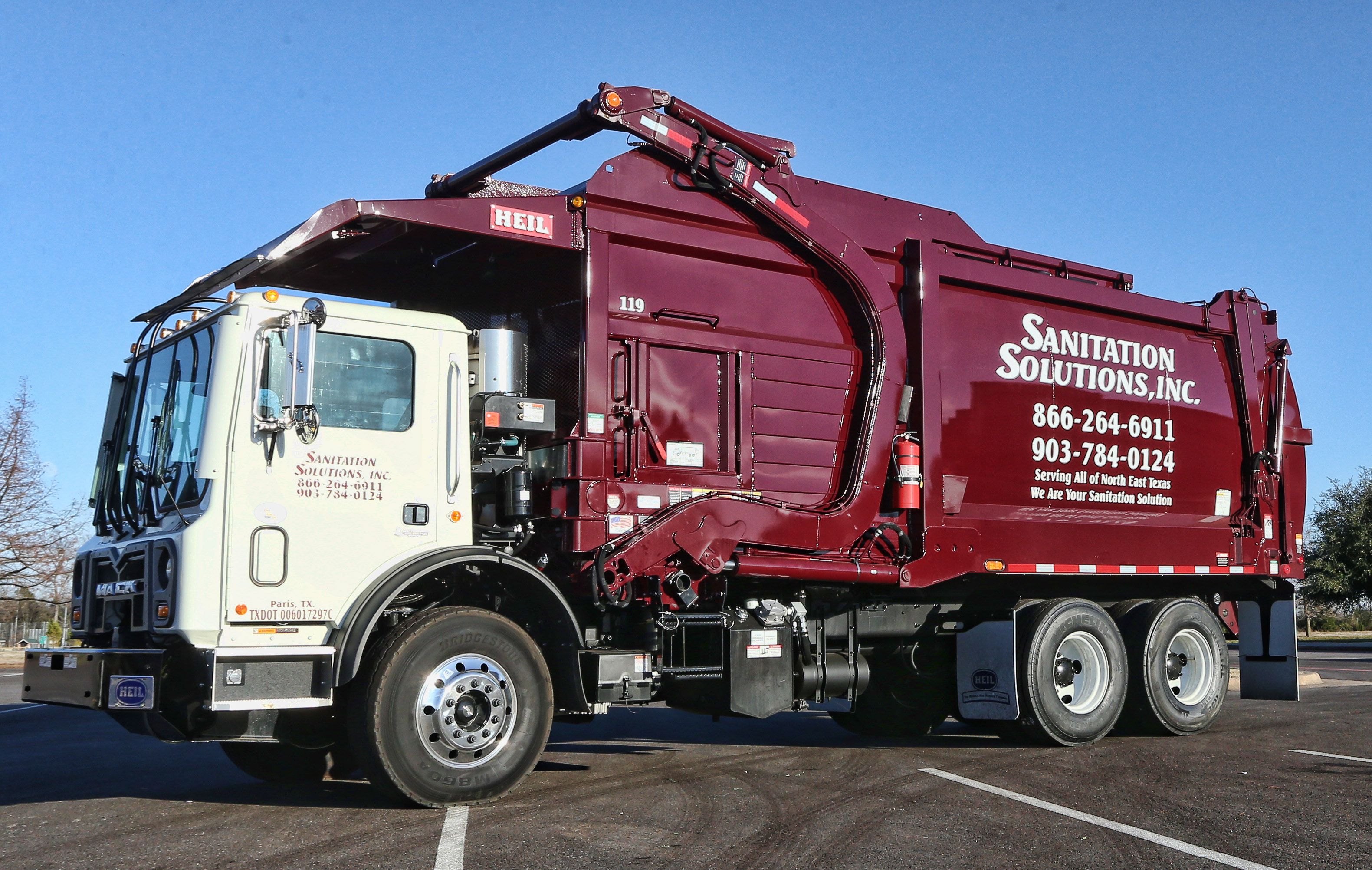 Truck / Vehicle Sanitation Solution Waste and Recycling Workers Week