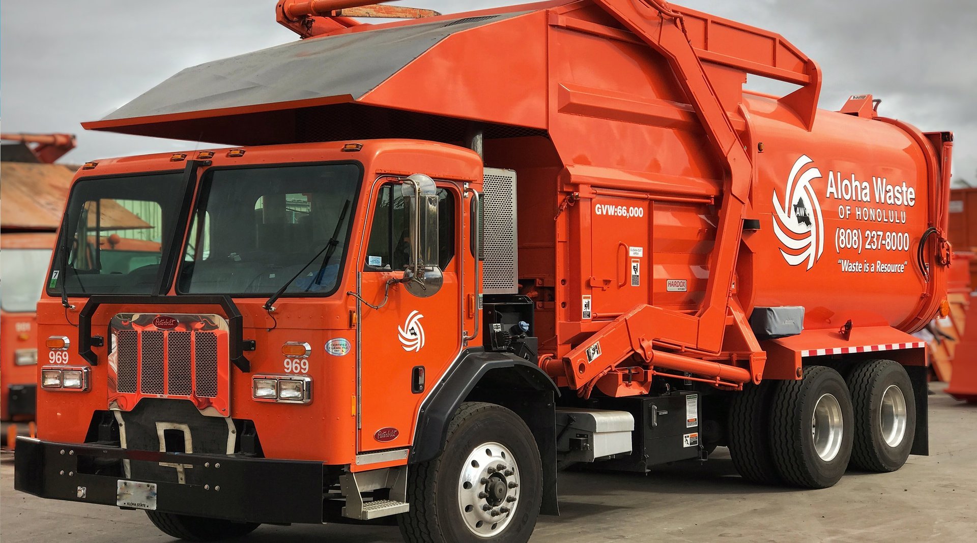 Truck / Vehicle Aloha Waste Systems of Honolulu, Inc. Waste and