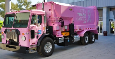 Miami-Dade County, Florida Department of Solid Waste Management (DSWM) Pink Trucks for Breast Cancer Awareness