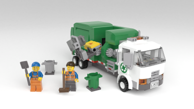 LEGO Automated Garbage Truck - Waste and Recycling Workers Week 2019