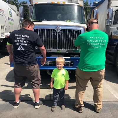 Residents of Washington State Waste & Recycling Workers Week Celebration 2019 at Bainbridge Disposal