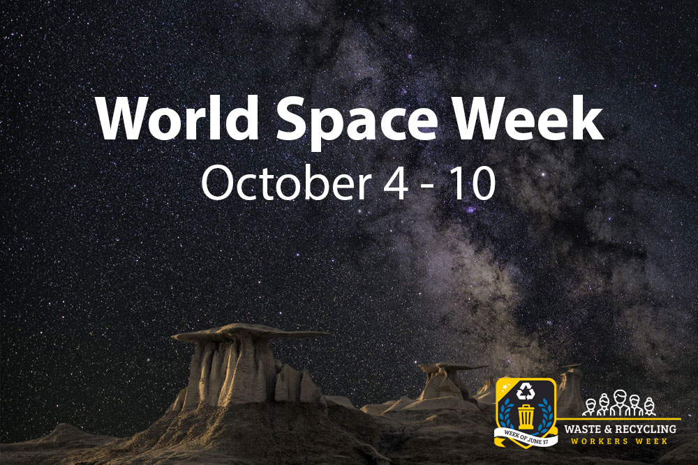 World Space Week 2022 | Space and Sustainability - Waste and Recycling