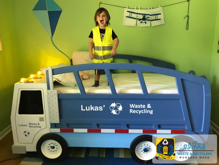 Custom Beds to Thrill Your Littlest Garbage Truck Fan - Waste & Recycling Workers Week
