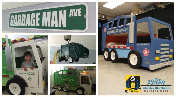 Order a Custom Garbage Truck Bed - Waste & Recycling Workers Week