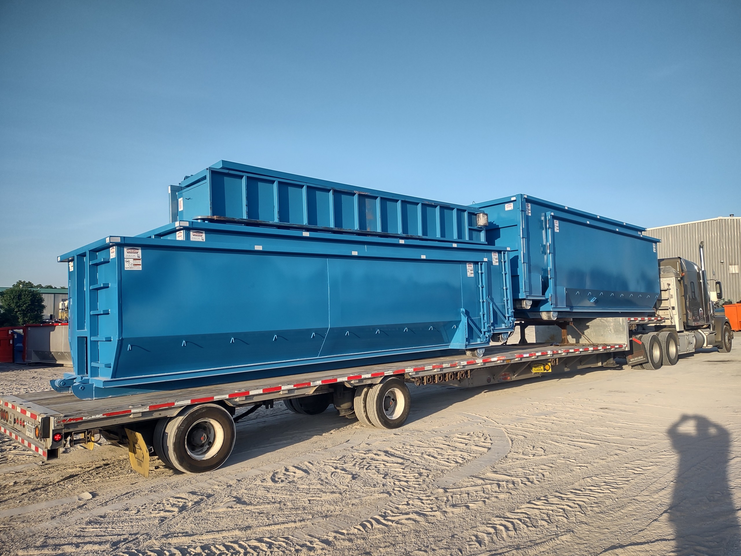 Private Blue Roll Off Dumpsters For Sale Fort Worth Texas Fort