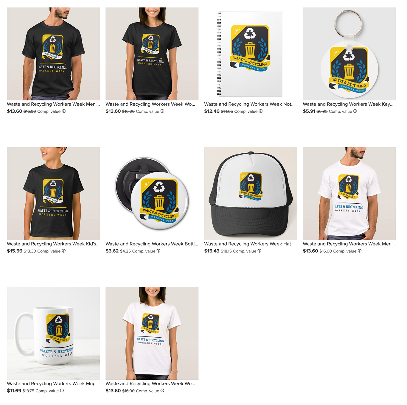 waste recycling week products to order